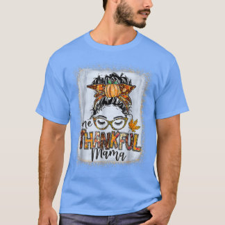 T-shirt Drôle Mangue Un Thankful Mama Automne Que