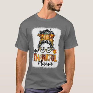 T-shirt Drôle Mangue Un Thankful Mama Automne Que