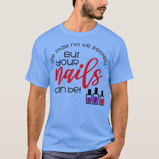 T-shirt Drôle Manicuriste Nail Tech Diva Fingernails Cadea