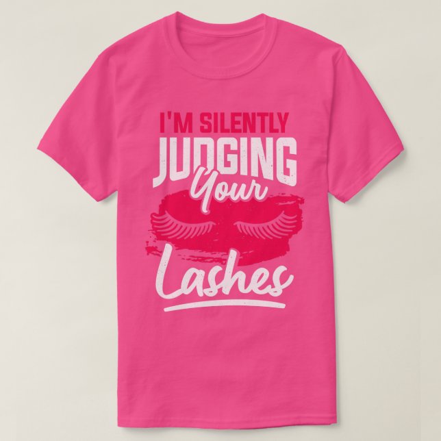 T-shirt Drôle Maquillage Artiste Lashes Cosmetologue Cadea (Design devant)