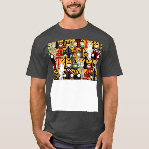 T-shirt Drôle Masque Visage Halloween 3