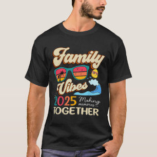 T-shirt Drôle Matching Vibes Familiales Réunion 2025 Me Ma