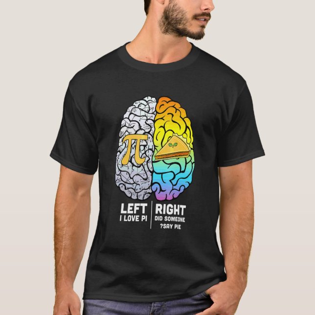 T-shirt Drôle Math Pie Papa Joke Mathématicien I Love Pi B (Devant)