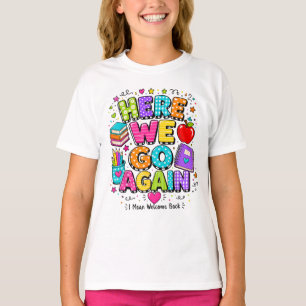 T-shirt Drôle Me Voilà Encore Je Veux Dire La Rentrée
