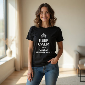 T-shirt Drôle Médical Garder Son Calme et Appeler un Perfu