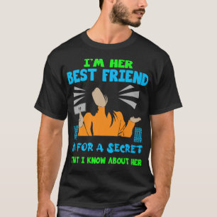 T-shirt Drôle Meilleur Ami Citation BFF Amitié Funny Sayin