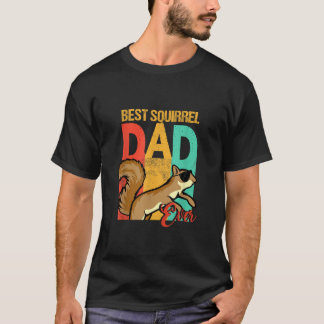 T-shirt Drôle meilleur écureuil papa jamais écureuil papa