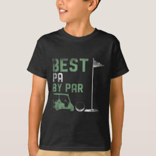 T-shirt Drôle Meilleur Pa Par Par Fête des Pères Golf