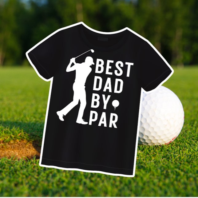 T-shirt Drôle Meilleur Papa Par Par Golf Fête des pères Me (Créateur téléchargé)
