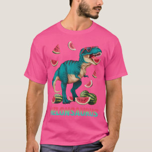 T-shirt Drôle Melonsaurus Watermelon Dinosaur T Rex Été