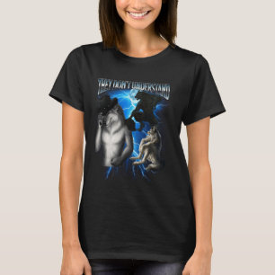 T-shirt Drôle Mème Alpha Wolf qu'ils ne comprennent pas Bo