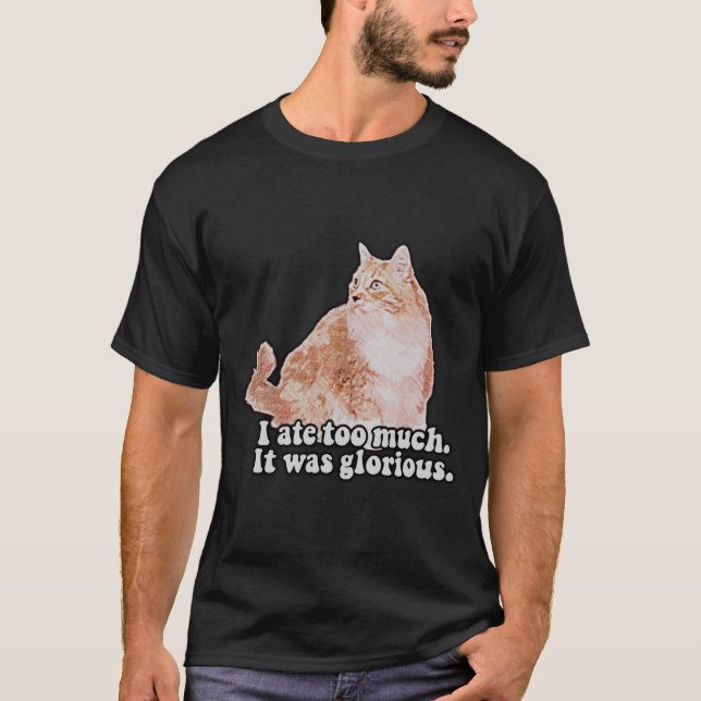 T-shirt Drôle mème de chat grincheux pour les amateurs de  (Devant)