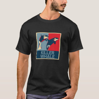 T-shirt drôle, mer, baleine orque, drôle, mignon,