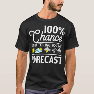 T-shirt Drôle Météorologie Cadeau Météo Amateurs Météo