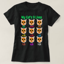 Drôle mignon Amoureux des chats My Cat's 9 Lives B