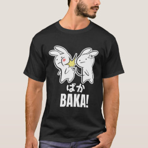 T-shirt Drôle mignon Anime Baka Lapin Lapin Slap Baka Japo