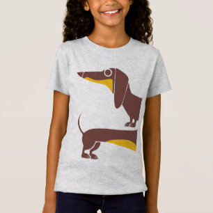T-Shirt Drôle mignon dachshund pour parent chien long