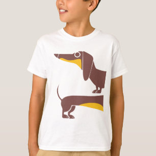 T-shirt Drôle mignon dachshund pour parent chien long