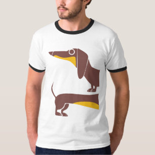 T-shirt Drôle mignon dachshund pour parent chien long
