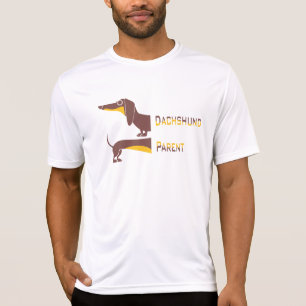 T-shirt Drôle mignon dachshund pour parent chien long
