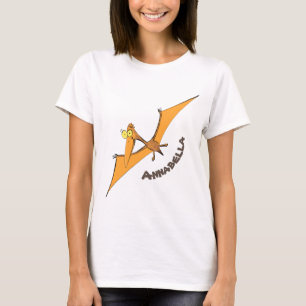 T-shirt Drôle mignon dessin animé de pterodactyle volant o