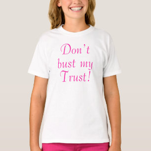 T-shirt Drôle Mignon Ne Brise Pas Ma Confiance