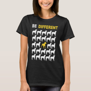 T-shirt Drôle Mignon Pit Bull Soyez Différent Inspiration