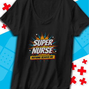 T-shirt Drôle mignon Sarcastique Superhero Infirmière Appr
