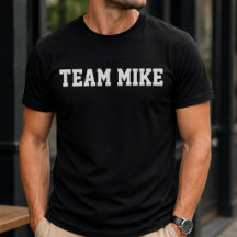 Drôle Mike Équipe Personnalisée Personnalisé Anniv