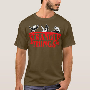 T-shirt Drôle MIXED MARTIAL ART BJJ Strangle Thèmes Jiu Ji