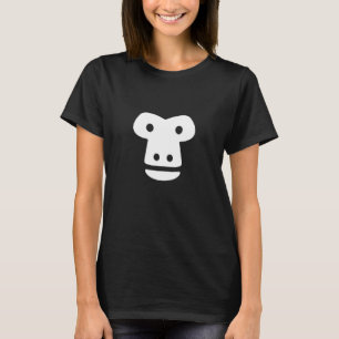 T-shirt Drôle Monkey Gorilla Visage Pour Trick Et Treat