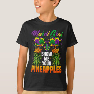 T-shirt Drôle Montrez-Moi Vos Ananas Casquette Jester