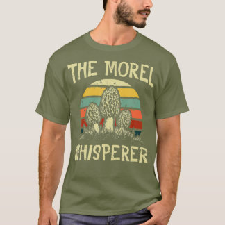 T-shirt Drôle Morel Chasseur de champignons cadeaux de rec