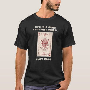 T-shirt Drôle motif de poker pour hommes et femmes Premium