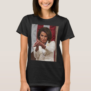 T-shirt Drôle Nancy Pelosi Clap Back Anti Trump meme Tee