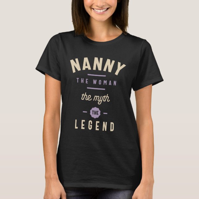 T-shirt Drôle Nanny (Devant)