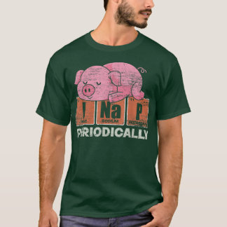 T-shirt Drôle Napping Animal I Nap Périodiquement mignon S