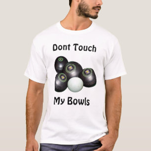 T-shirt Drôle Ne Touche Pas Mes Boules De Pelouse,