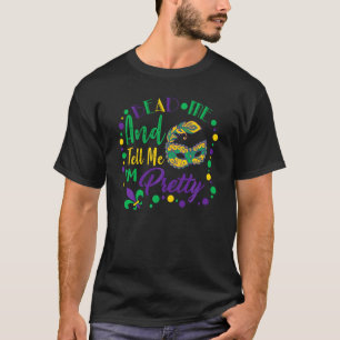 T-shirt Drôle New Orleans Mardi Gras Masque Et Perles Cost