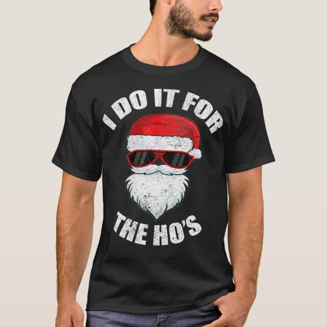 T-shirt Drôle Noël Adulte Naughty Pyjama Ho Pj M (Devant)