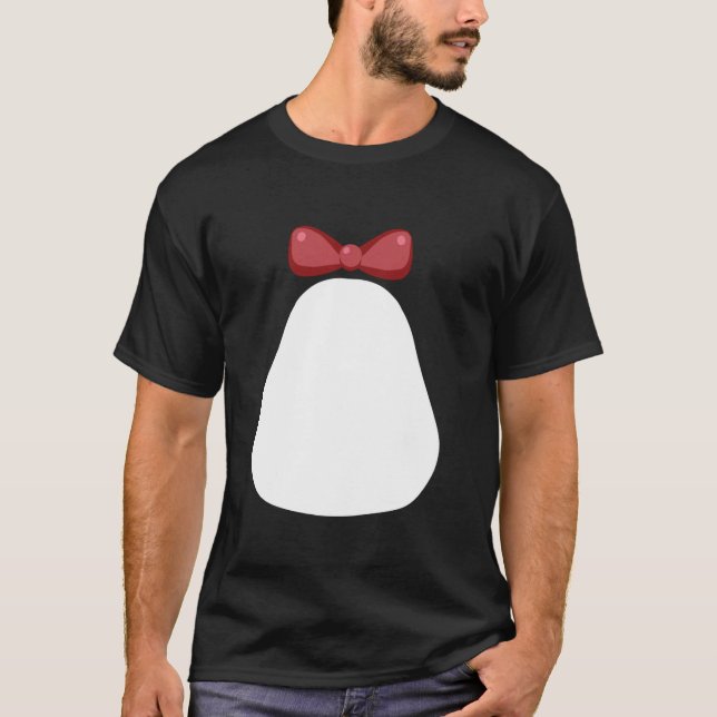 T-shirt Drôle Noël do-it-yourself costume de manchot de ma (Devant)