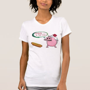 T-shirt Drôle Noël Hot Dog Humour barbecue