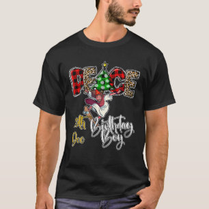 T-shirt Drôle Noël Jésus garçon d'anniversaire. Patinage J
