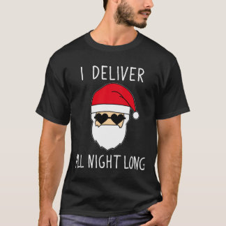 T-shirt Drôle Noël Naughty Père Noël Inapproprié Christ