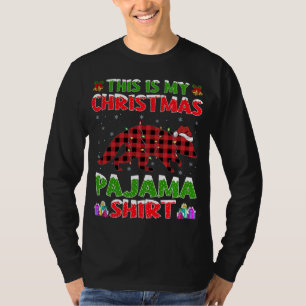 T-shirt Drôle Noël Noël C'Est Mon Noël Raccoon