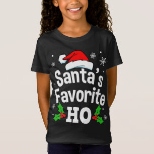 T-Shirt Drôle Noël Père Noël Favori Ho mignon