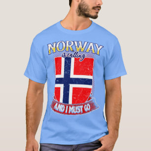 T-shirt Drôle Norvège
