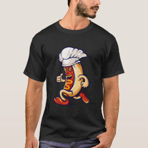 T-shirt Drôle nouveauté sport football COURANT CHIEN CHAUD
