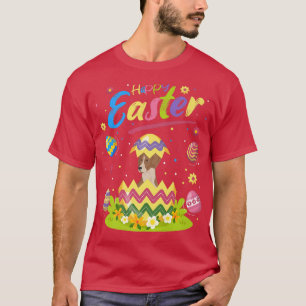 T-shirt Drôle OEuf de Pâques Louvain Bloodhound Chien Joye