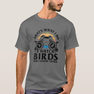 T-shirt Drôle Oiseau à regarder Cadeau Cool Oiseau Amate